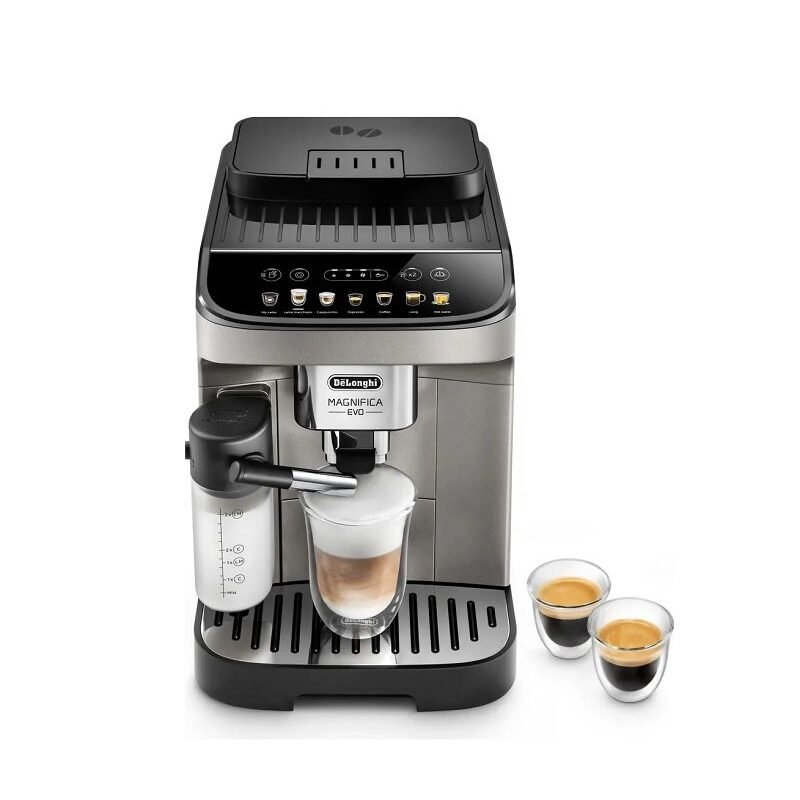 Delonghi ECAM 290.81.TB Magnifica Evo Milk - Kaffee-Vollautomat - titanium schwarz